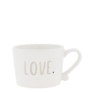 Bastion Collections White Love Beker - Aardewerk - 150 ml